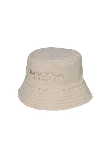 Marc O'Polo Bucket Hat garment-dyed in Linen Beige