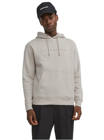 Jack & Jones Sweatshirt JJESTAR JJ SWEAT HOOD in Grau