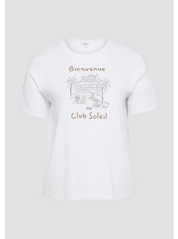 s.Oliver T-Shirt in 01D2_weiß