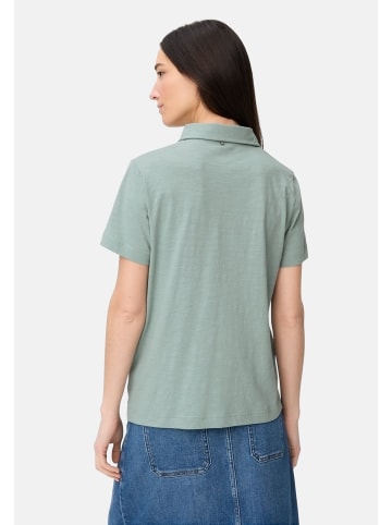 Camel Active Poloshirt mit Knopfleiste in Jadeblau