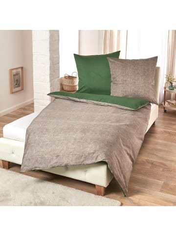 Traumschlaf Bettwäsche Texture in grün