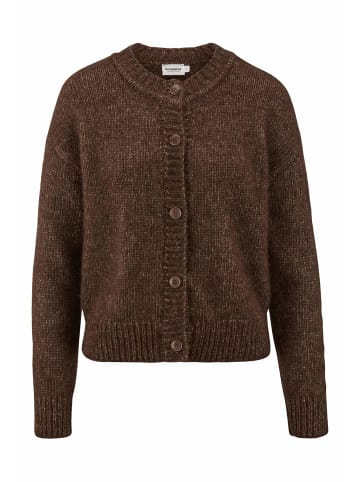Hessnatur Hessnatur Strickjacke Relaxed aus Alpaka und Bio-Baumwolle in naturbraun