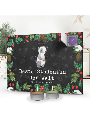 Mr. & Mrs. Panda Adventskalender Pinguin Beste Studentin der Wel... in Kreidetafel