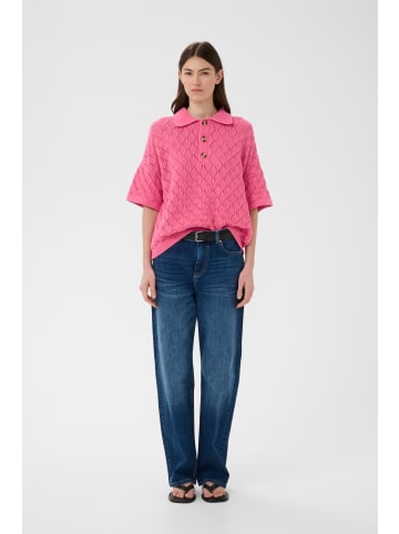 InWear Strickpullover BalettaIW Lockere Passform in Carmine Pink