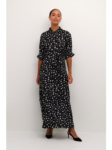 Kaffe Kleid KAvelana Regular fit in Black/White Abstract Print
