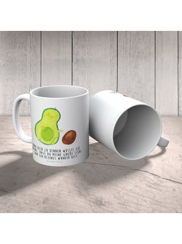 Mr. & Mrs. Panda Kindertasse Avocado Kern rollt mit Spruch in Weiß