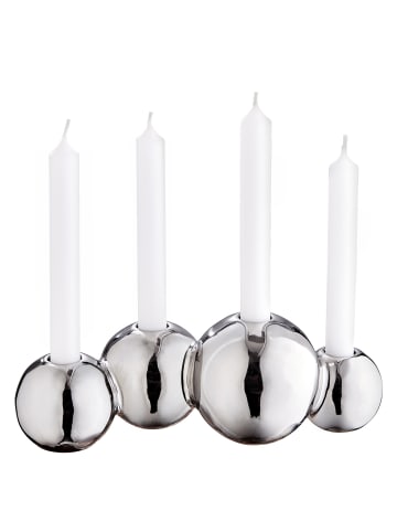 Butlers Stabkerzenhalter REFLECT in Silber
