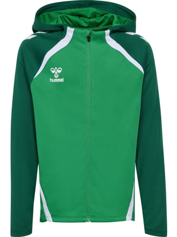 Hummel Kinder Trainingsjacke "Lead 2.0 Zip Hoodie" in Grün