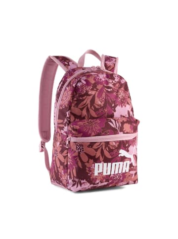 Puma Phase AOP Small Backpack 11 Liter Kinderrucksack in ruby shimmer nature 2 0