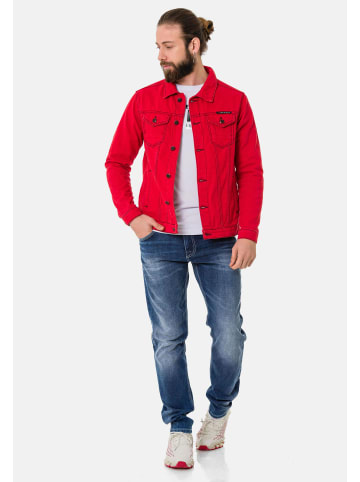 Cipo & Baxx Jeansjacke in RED