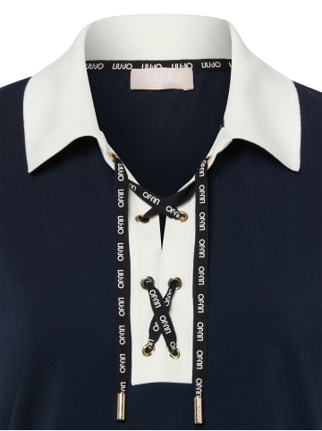 Liu Jo T-Shirt in marine weiß