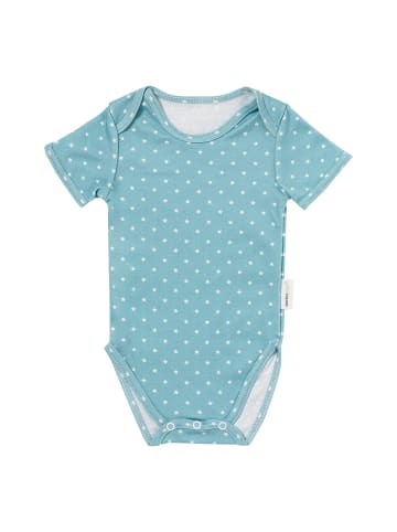 SlumberOrganix Bio Baby-Body kurzarm in Silber