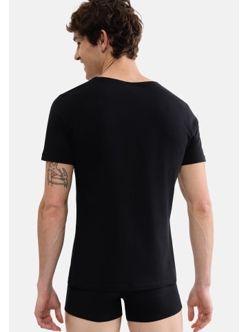 Sloggi Unterhemd / Shirt Kurzarm SLG Base in Schwarz