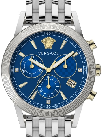 Versace Analoguhr für Herren in blau