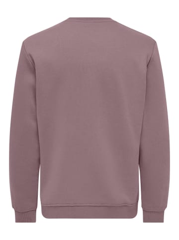 ONLY & SONS Sweatshirt in Twilight Mauve