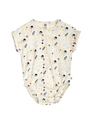 müsli Kurzarmbody in Tofu/ Hemp/ Navy