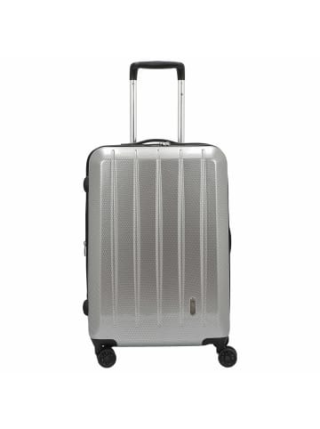 Check.In London 2.0 - 4-Rollen-Trolley 67 cm (orange) in carbon silber