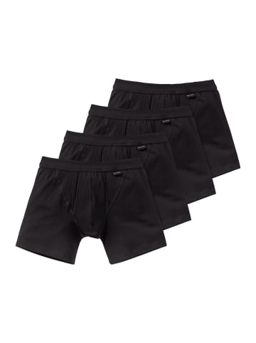 Schiesser Retro Short / Pant Cotton Essentials Authentic in Schwarz