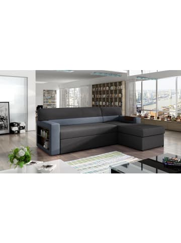 MF Design Narkos Recamiere Rechts in Asphalt -  (L) 160 x (B) 250 x (H) 85 cm