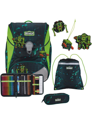 Scout Alpha Schulranzen-Set 4-tlg. DIN Cubes 2024 in Cubes