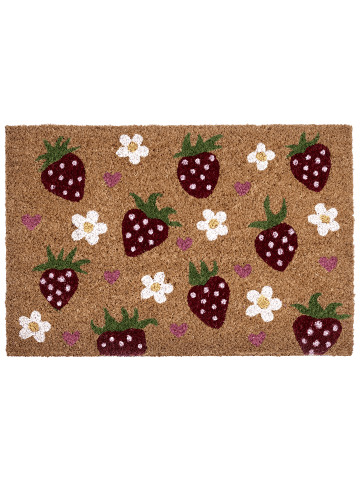 Beliani Fußmatte SHAININ in Bunt - (W) 40 x (L) 60 cm