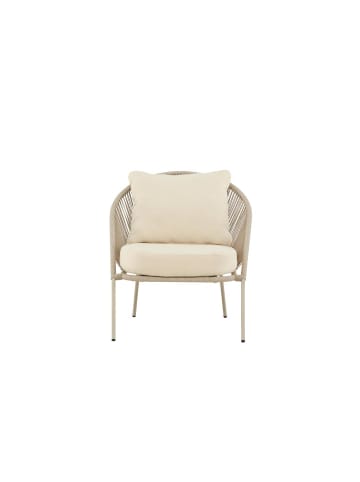 ebuy24 Loungesessel Lindos Beige 2er Set
