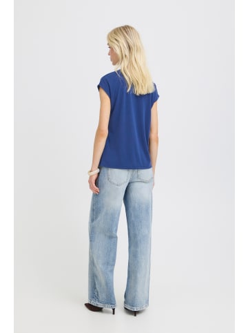 b. young Kurzarm-Bluse BYPERL Regular fit in Medieval Blue