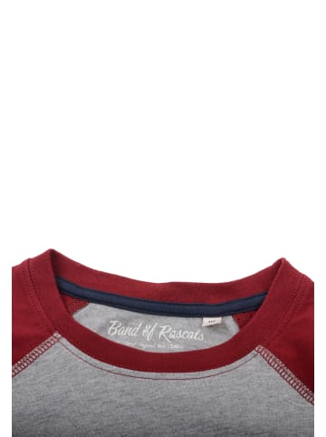 Band of Rascals Longsleeve " Raglan " in rot