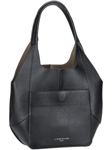 LIEBESKIND BERLIN Handtasche Lilly Tote Pebble M in Black