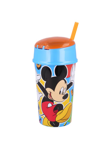 Disney Mickey Mouse Trinkbecher mit integriertem Snackfach  Mickey Mouse in Bunt