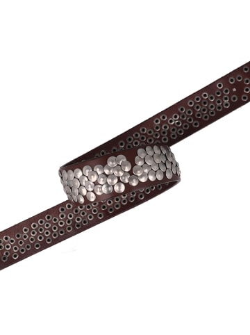 LIEBESKIND BERLIN Nietengürtel Leder in cognac