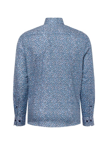 Finshley & Harding Businesshemd in indigo mehrfarbig