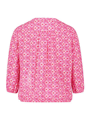 CARTOON Casual-Bluse mit Muster in Pink/Rosa