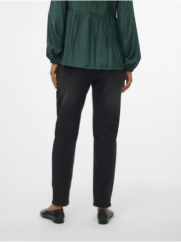 Vero Moda Mom Fit Umstandsjeans in Black Denim