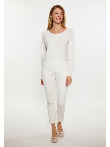 Usha Damen Pullover in WOLLWEISS