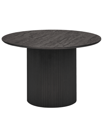 Beliani Esszimmertisch SHEHO in Schwarz - (W) 120 x (H) 75 x (L) 120 cm