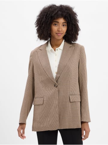 Marie Lund Blazer in beige schwarz