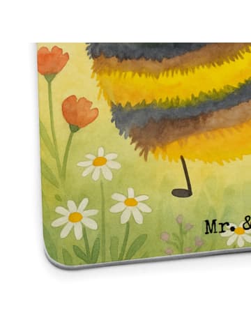 Mr. & Mrs. Panda Tischuntersetzer Hummel flauschig Design mit Sp... in Weiß