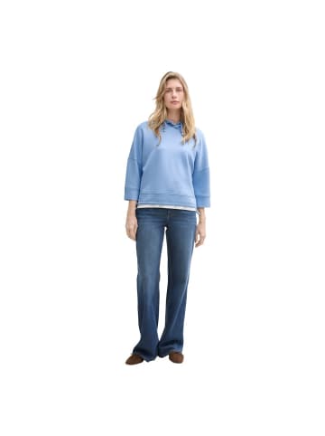 Tom Tailor Sweatshirt in flawless blue