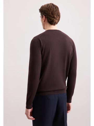 Seidensticker Pullover Regular in Braun