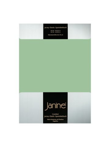 Janine Spannbettlaken Jersey Elastic in lind