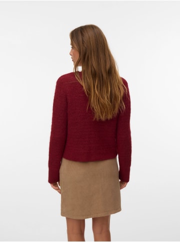 Vero Moda Strickjacke in Syrah