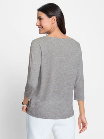 WITT WEIDEN 3/4-Arm-Shirt in grau-meliert