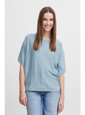 b.young Strickpullover BYMMPIMBA1 S - 20812782  Feinstrickpullover mit halbem Arm in Blau