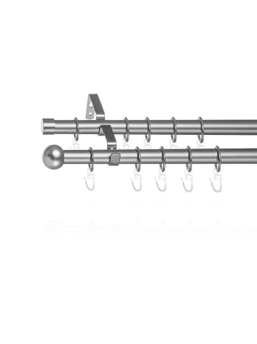 Lichtblick Gardinenstange in Chrom matt
