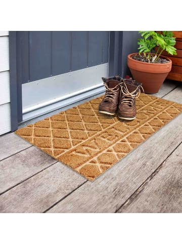 Astra Fußmatte für Innen und Außen COCO SHAPE 2ER SET 2 in Natur