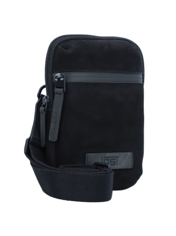 Jost Vaxholm Umhängetasche Leder 14 cm in black