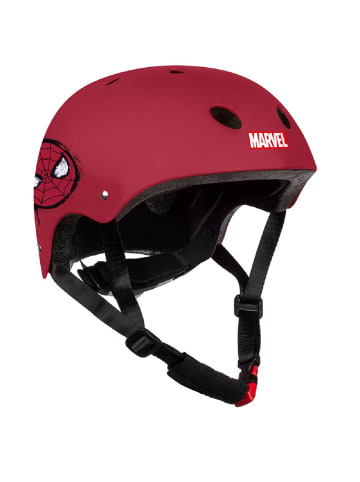 Marvel Marvel Spiderman Helm für Fahrräder & Scooter EN 1078 zertifiziert in Rot