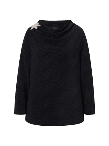 Ulla Popken Langarmshirt in schwarz
