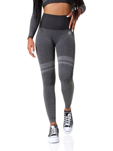 Stark Soul® Seamless Sport Leggings, High Waist in Schwarz